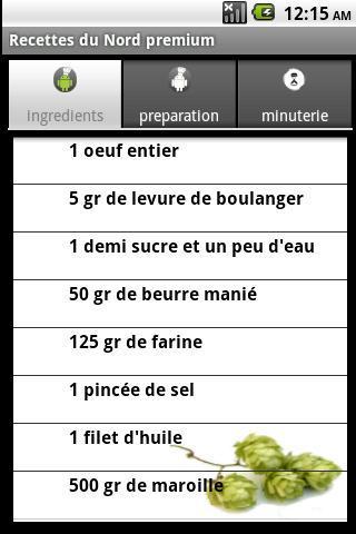 Recettes du nord Premium Screen 2