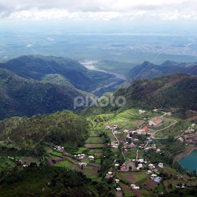 From Khurpa Tal Hills to Far Plains by नवीन जोशी - Landscapes Waterscapes