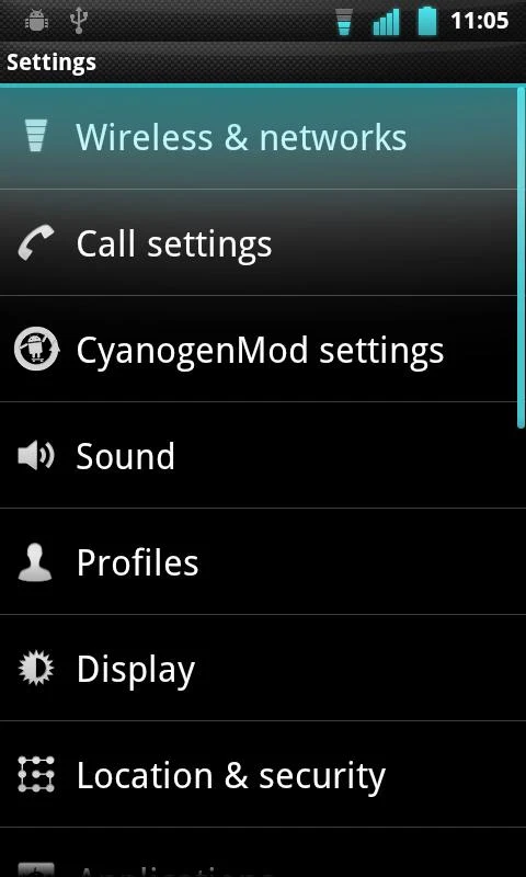 Crystal Theme for CM7 - screenshot