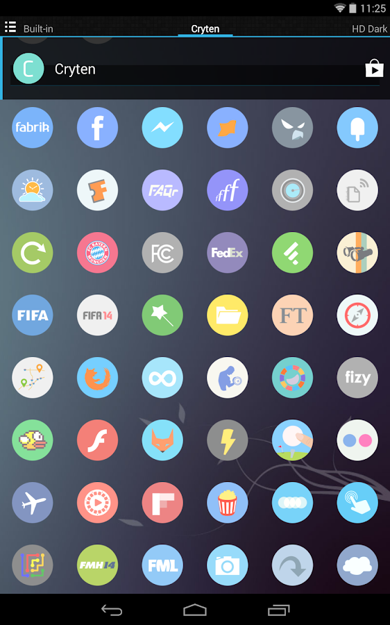    Cryten - Icon Pack- screenshot  