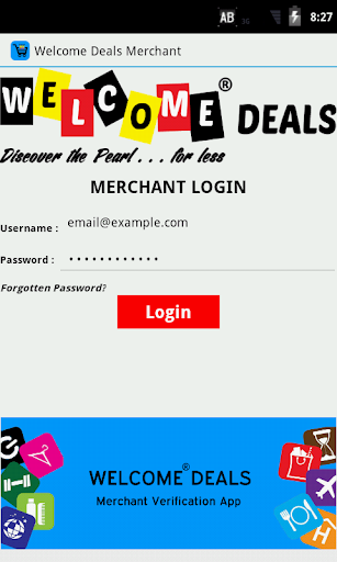 Welcome Deals Merchant
