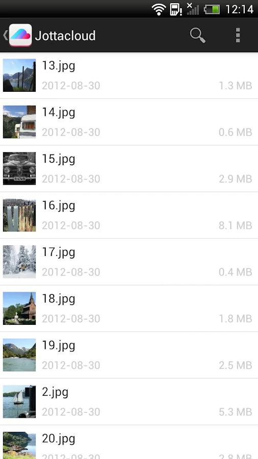 Jottacloud - Screenshot