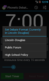Phonetic Debate Timer Pro Screenshots 5