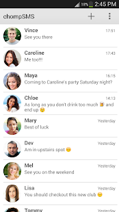 chomp SMS - screenshot thumbnail