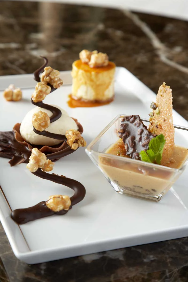 CEL_tuscan_toffee panacotta - Toffee Pannacotta at Celebrity Cruises's Tuscan Grille.