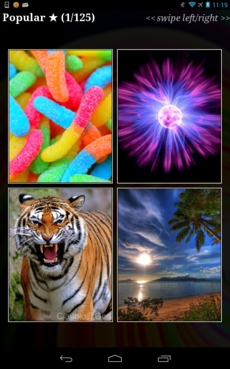 Android application Wallpapers HD+ Fast 4K Screens screenshort