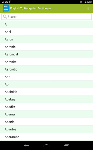 【免費書籍App】English Hungarian Dictionary-APP點子