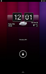 Sense flip clock & weather