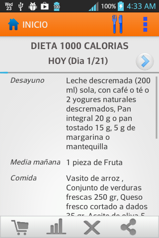Dietas para adelgazar - screenshot