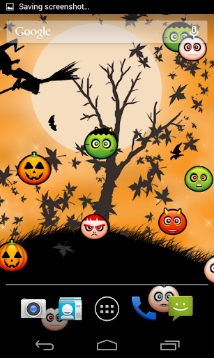 【免費個人化App】Funny Orange Halloween LWP-APP點子