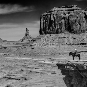 John Ford Point by Flavio Mini - Black & White Landscapes