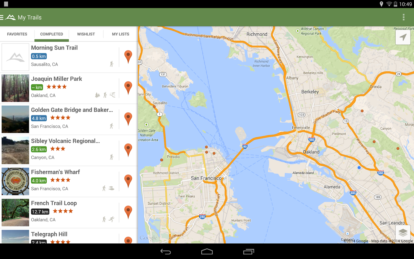 AllTrails - Hiking & Biking - screenshot