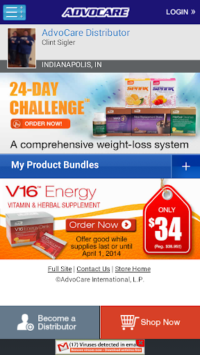 AdvoCare Online Ordering