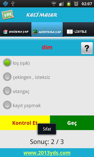 YDS KELİMELER 2