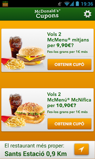 【免費商業App】McDonald's Cupons Catalunya-APP點子