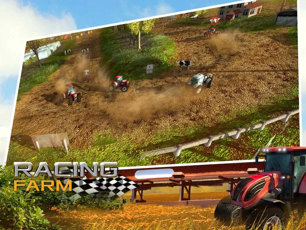 Crazy Farm Racing 3D Premium - screenshot