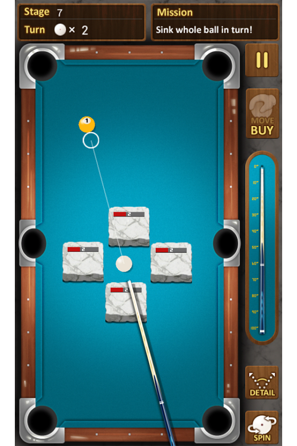    The king of Pool billiards- screenshot  