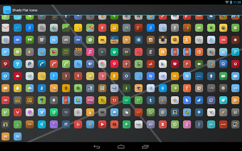 Shady Flat Apex Nova ADW Theme - screenshot thumbnail