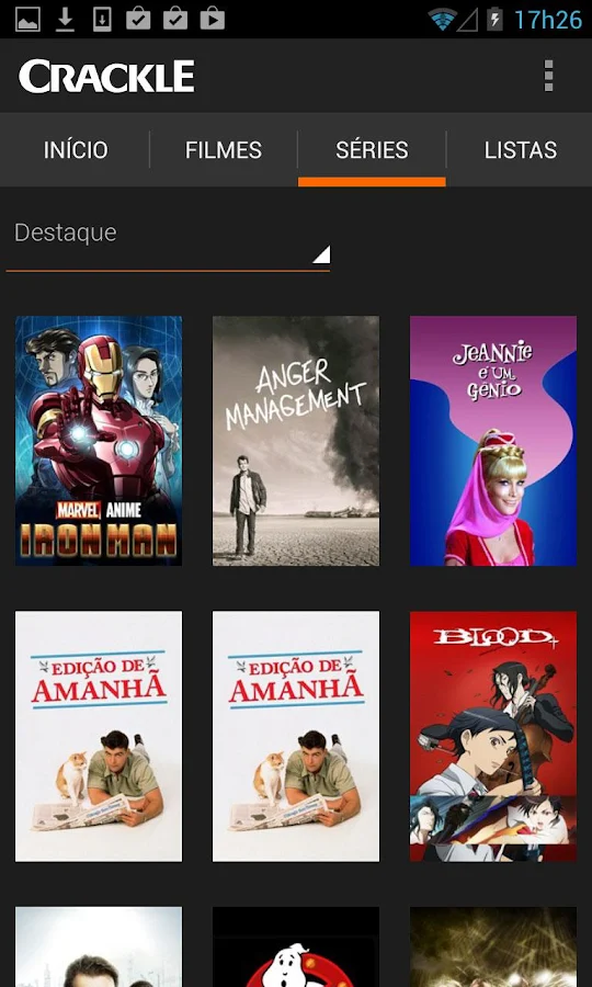 Crackle - Filmes e TV - Screenshot