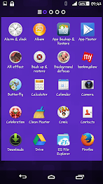 Texture Violet Xperien Theme poster 5