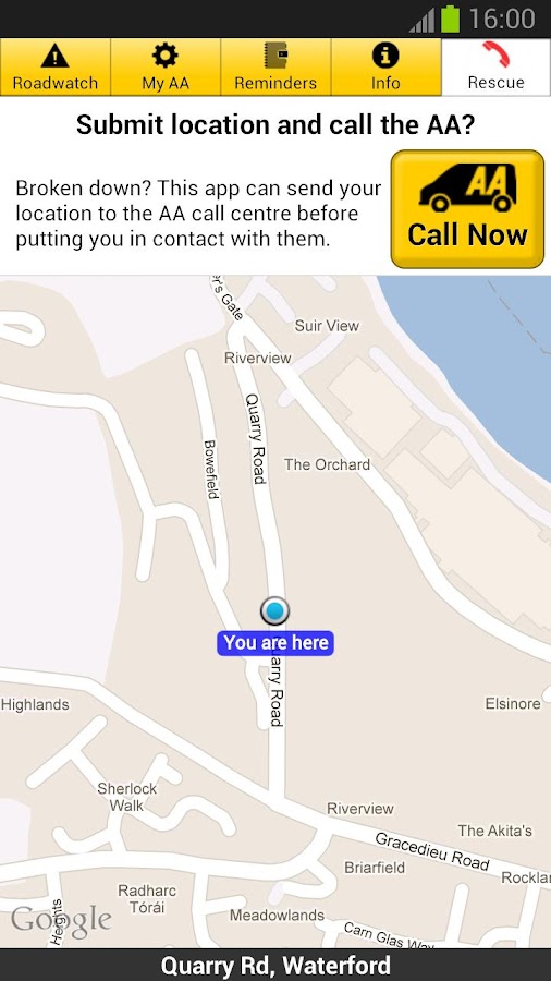 AA Ireland Breakdown & Traffic Android Apps on Google Play
