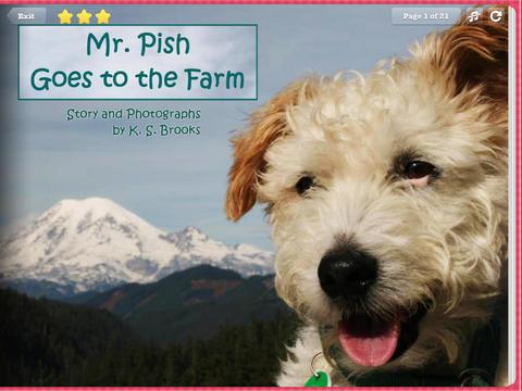 Mr Pish Goes To The Farm- Book