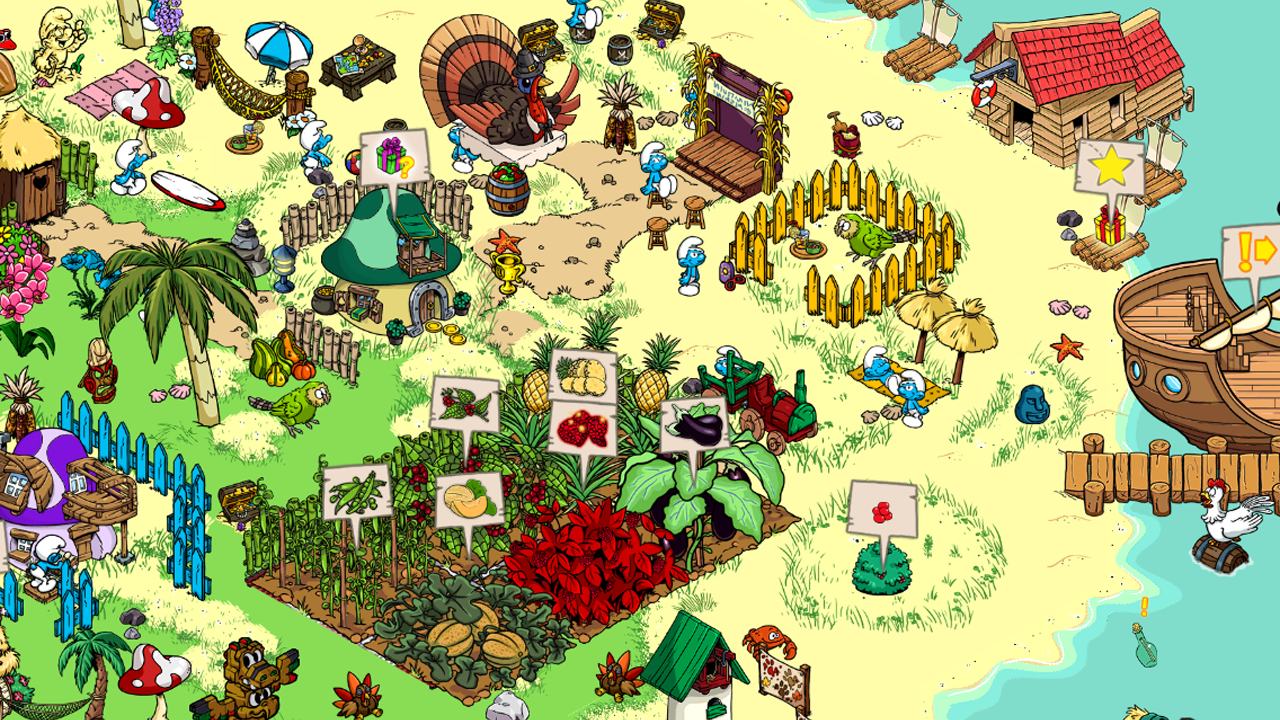 Smurfs 'Village - imagem de tela