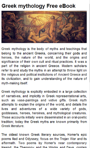 Greek Mythology Free eBook