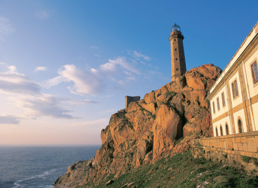 lighthouse-Cabo-de-Gata-Spain - The lighthouse perched on the cliffs of Cabo de Gata in Natural Park Cabo de Gata-Níjar, Spain.