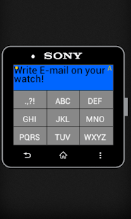 Email Writer for SmartWatch