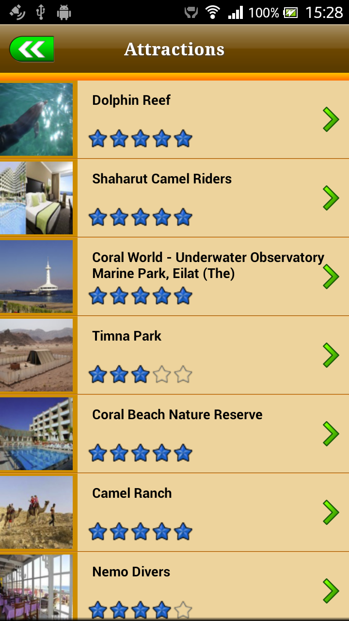 Eilat Offline Map Travel Guide Screen 3
