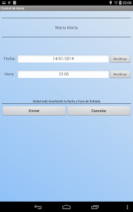 Control de horas NFC Screenshots 0