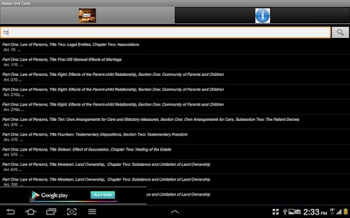 Download Civil Code of Switzerland APK for Android