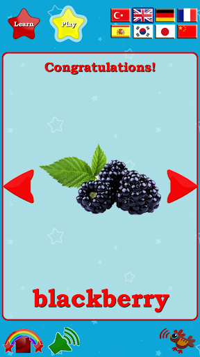 【免費教育App】Fruits Flash Cards-APP點子