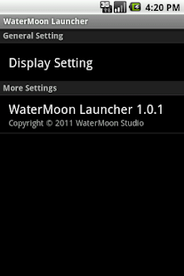 WaterMoon Launcher Screenshots 1