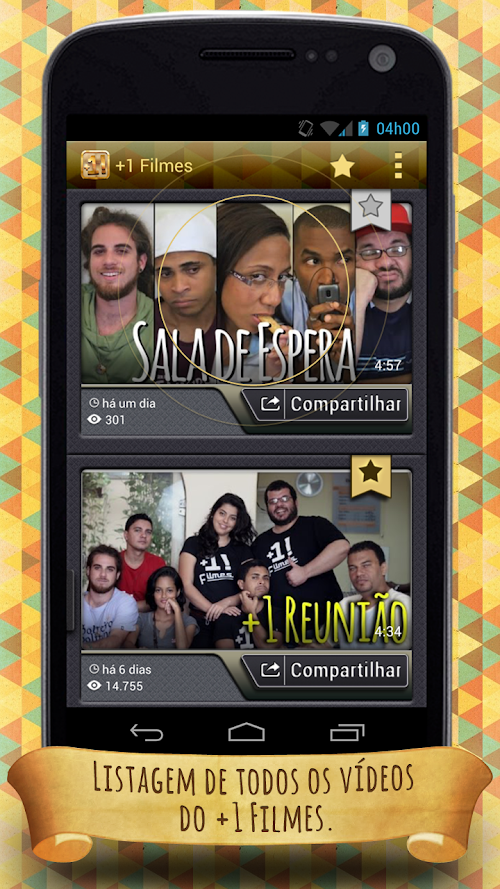 Android application +1 Filmes | Vídeos de Humor screenshort