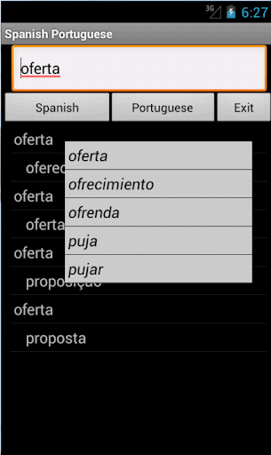 Spanish Portuguese Dictionary