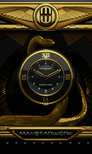 免費下載生活APP|Gold Snake Clock widget app開箱文|APP開箱王