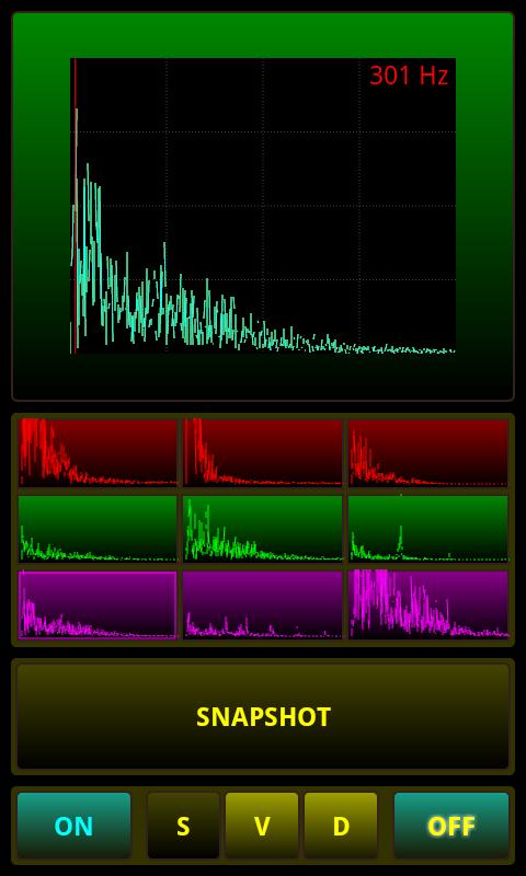 Ultrasonic Wave Record SLOT Screen 1
