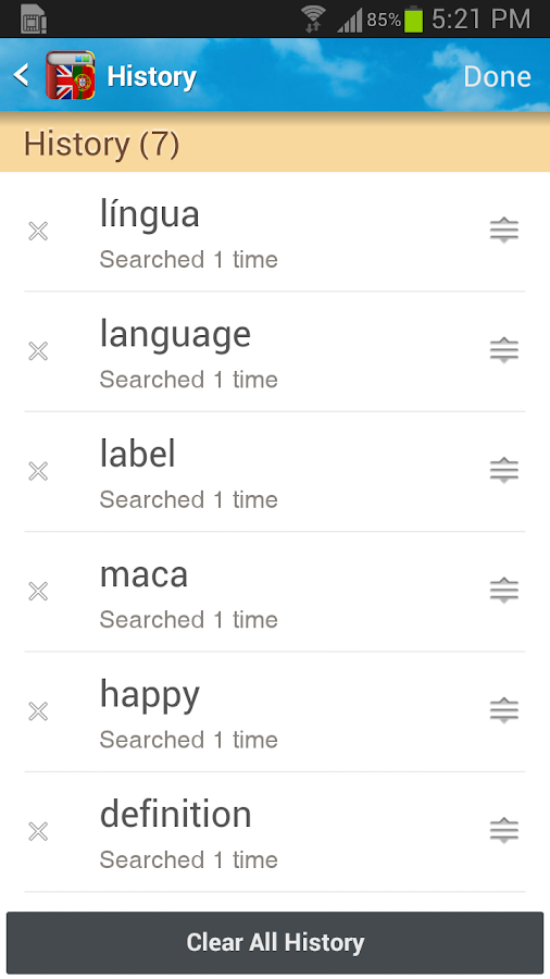 Portuguese English Dictionary Android Apps on Google Play