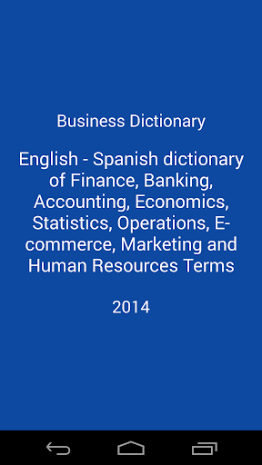 Business Dictionary En-Es