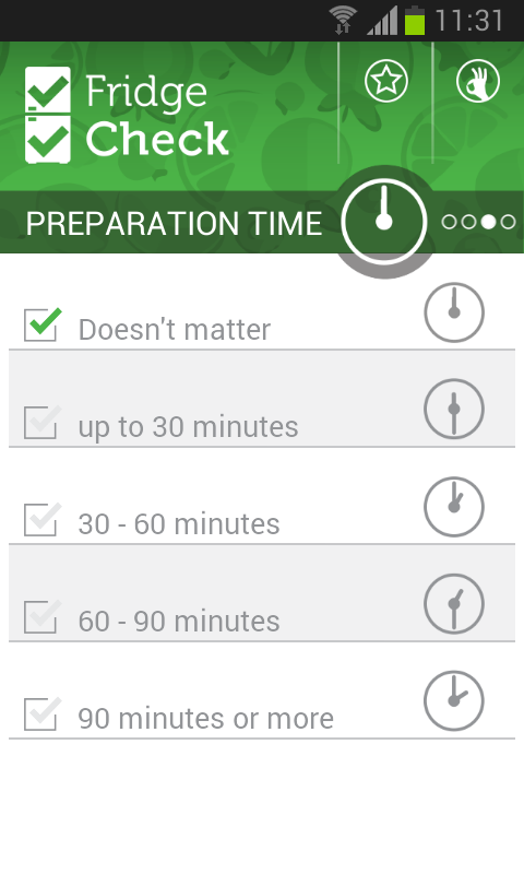    Fridge Check (Cooking recipes)- screenshot  