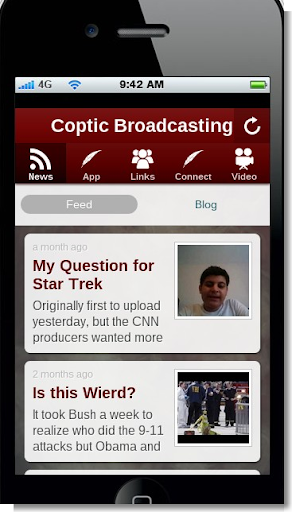 Coptic Broadcasting App