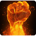 Burning Skeleton Wallpaper logo