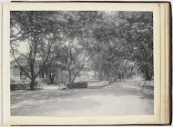 Gezicht op Sociëteit Klambir, Langkat Sumatra