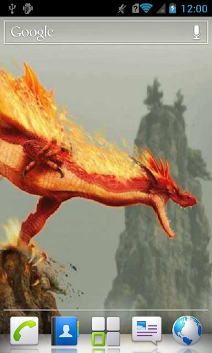 Flaming Red Dragon a live