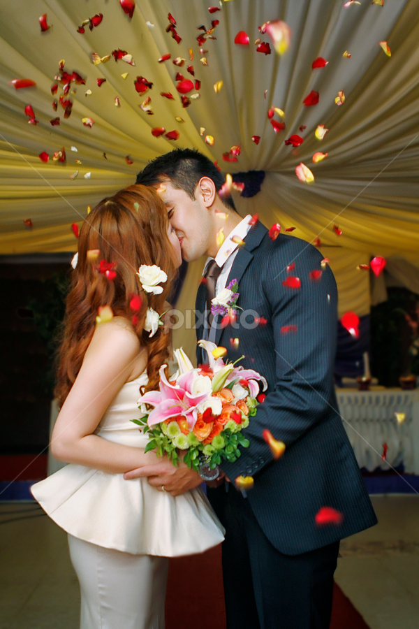 Symphony of Petals by JD Pascual - Wedding Bride & Groom