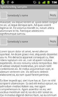 Free Download Synchronized Scrolling Library APK