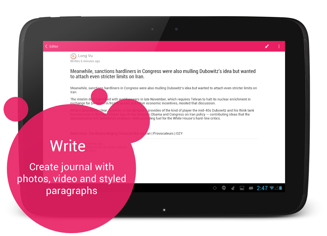    Better Diary (Journal, notes)- screenshot  
