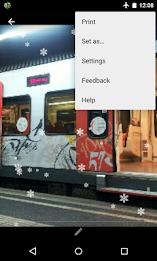 snow on screen poster 3